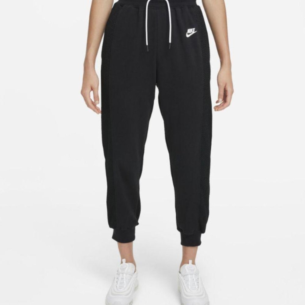 NWT Nike Serena Williams Design MESH SIDED SWEATPANTS Tennis MED joggers NWOT